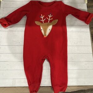GAP Red Reindeer Footie